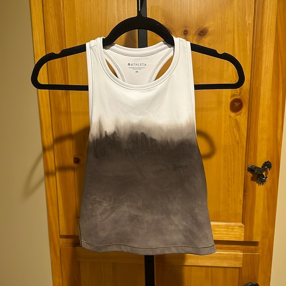 Athleta SHANTI WATERCOLOR STRIPE CROP NEW - Picture 2 of 5